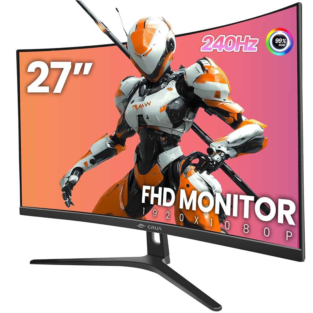 【新品値下げ】CRUA ゲーミングモニター 27インチ PCモニター 4K Amazon.co.jp: CRUA 4K ゲーミングモニター 27インチ PC